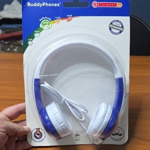 On-Ear Headphones - Blue and White